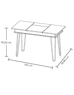 Escritorio Coaster de madera