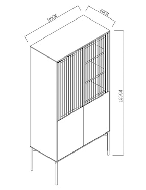 Vitrina Mariano Haus de MDF