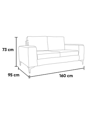 Love seat Kessa Kama