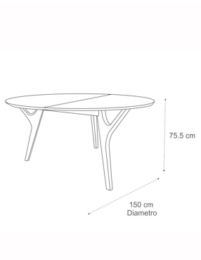 Mesa armable Riviani Haus