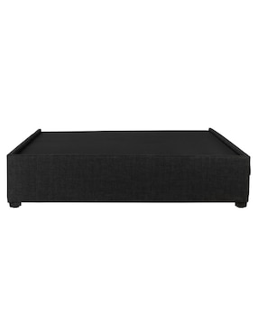 Base para cama Belt Dicasa de madera y tela