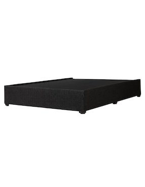 Base para cama Belt Dicasa de madera y tela