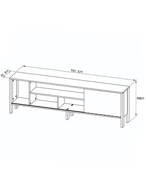 Mueble de tv A22 de MDF