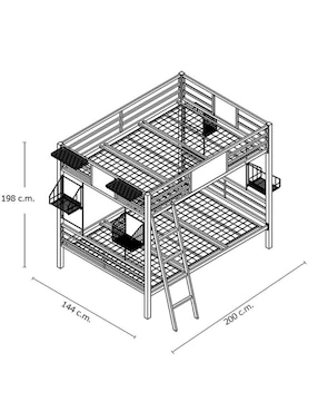 Litera Furniture Of America de metal