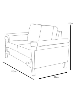 Love seat Ergo Confort Tabata
