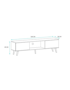 Mueble de tv Midtown Concept de MDF