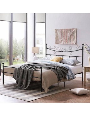 Base para cama Furniturer de acero