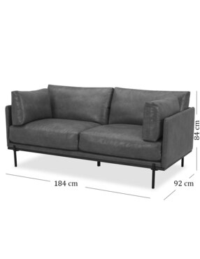 Love seat Haus Terrance de vinipiel