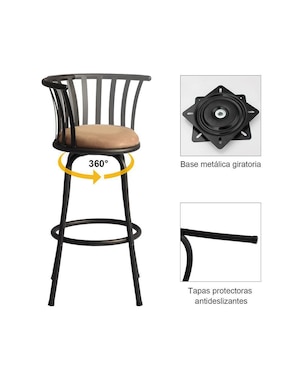 Juego de bancos altos Pistil Furniturer