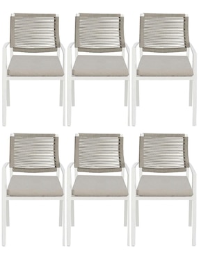 Set Silla 6 Piezas Furniture Of America