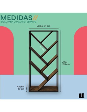 Librero Arat Mubson de MDF