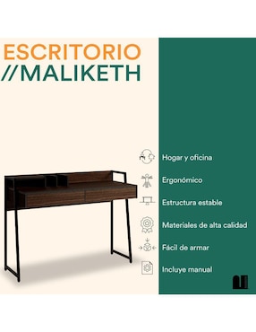 Escritorio Maliketh Mubson de MDF