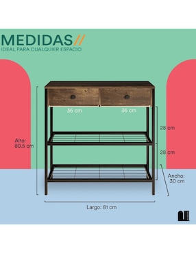 Credenza Mubson de MDF