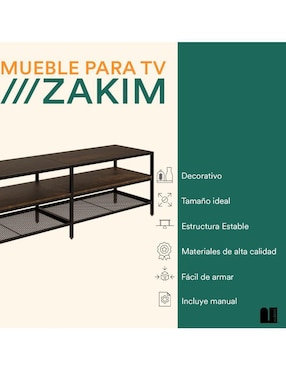 Mueble de tv Zakim Mubson de MDF