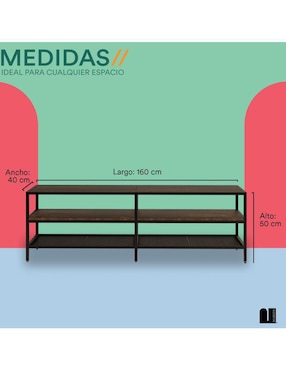 Mueble de tv Zakim Mubson de MDF