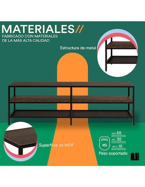 Mueble de tv Zakim Mubson de MDF