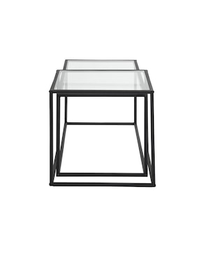Juego de mesas para sala Home Make de vidrio 2 piezas