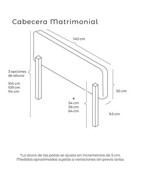 Cabecera Dicasa de madera