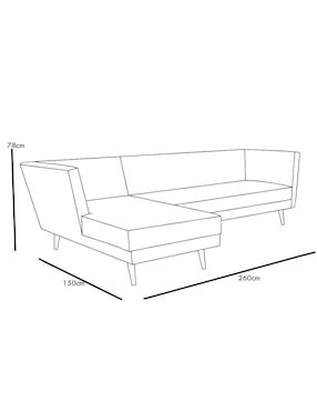 Sala modular América Ergo Confort de tela
