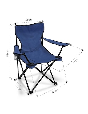 Silla plegable Idea Nuova de tela