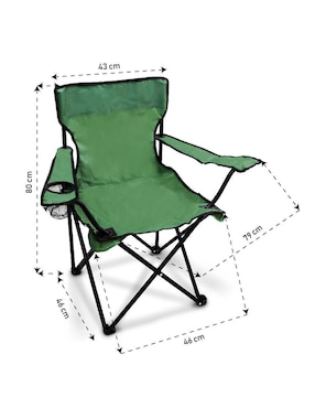 Silla plegable Idea Nuova de tela