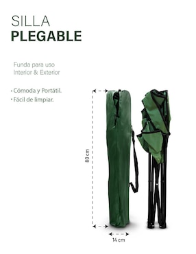 Silla plegable Idea Nuova de tela