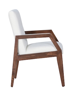 Silla London Del Toro de madera nogal