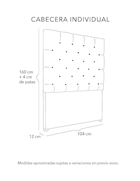Cabecera Capri Dicasa de madera