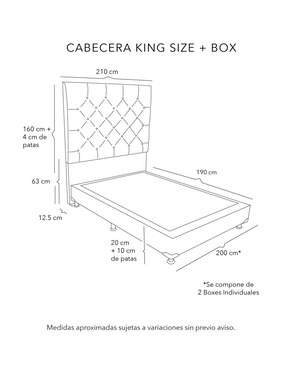 Cama Capri Box Dicasa de madera pino