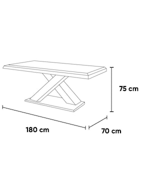 Antecomedor Rado Kessa para 6 personas