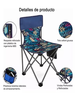 Silla plegable Genérica de tela