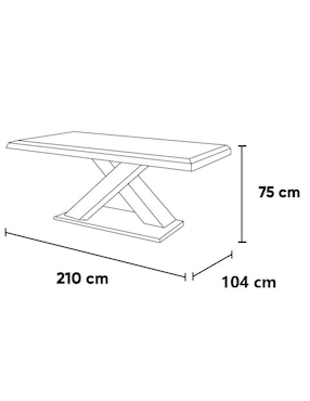 Antecomedor Rado Kessa para 8 personas