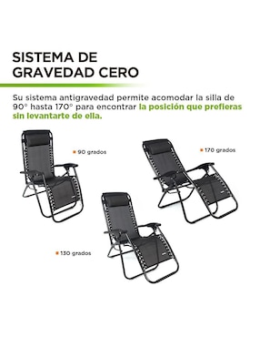 Silla plegable Hikeo de metal