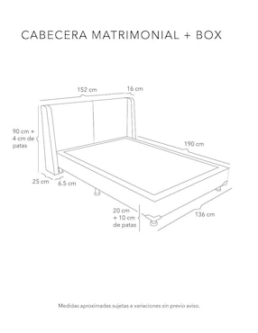 Cama Milan Dicasa de madera