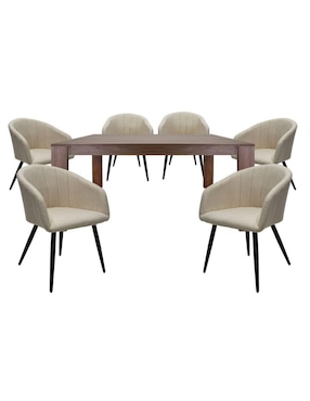 Comedor Burgo Mundo In para 6 personas