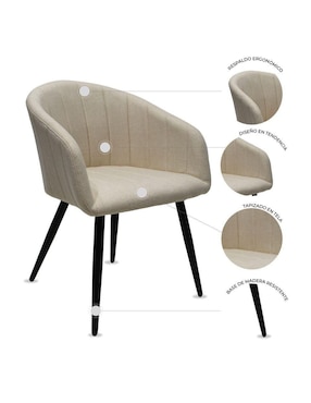 Comedor Burgo Mundo In para 6 personas