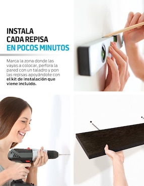 Set de repisas Redlemon de MDF