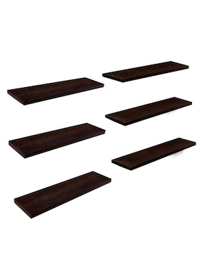 Set Repisas Redlemon De MDF Y Madera