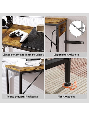 Consola Igor Usb Furniturer de madera