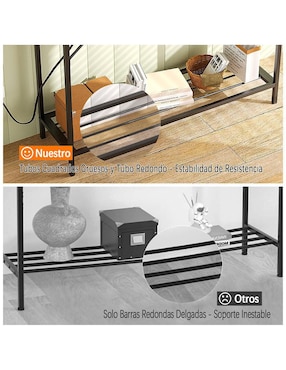 Consola Igor Usb Furniturer de madera