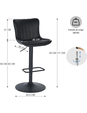 Banco Hend Barstool Home Make