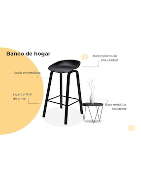 Juego de bancos altos Arezzo Mundo In
