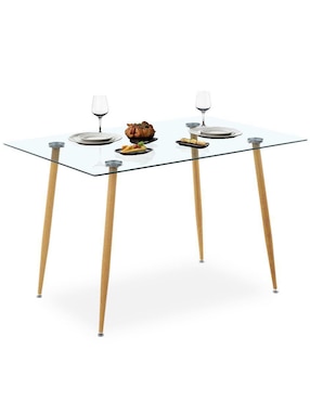 Mesa de comedor armable Elly-Decor