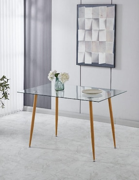 Mesa de comedor armable Elly-Decor