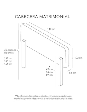 Cabecera Argos Dicasa de madera pino