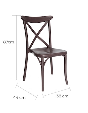Silla Offiho de plástico