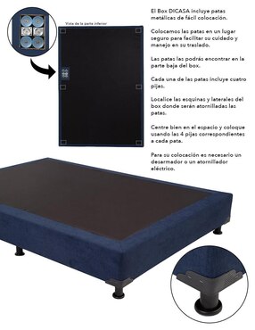 Cama Davos Dicasa de madera