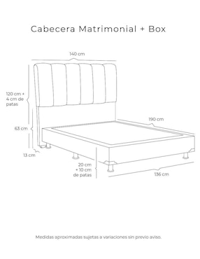 Cama Kami con Box Dicasa de madera