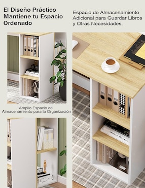 Escritorio Brenton B Furniturer de madera