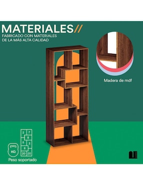 Librero Parma Mubson de MDF